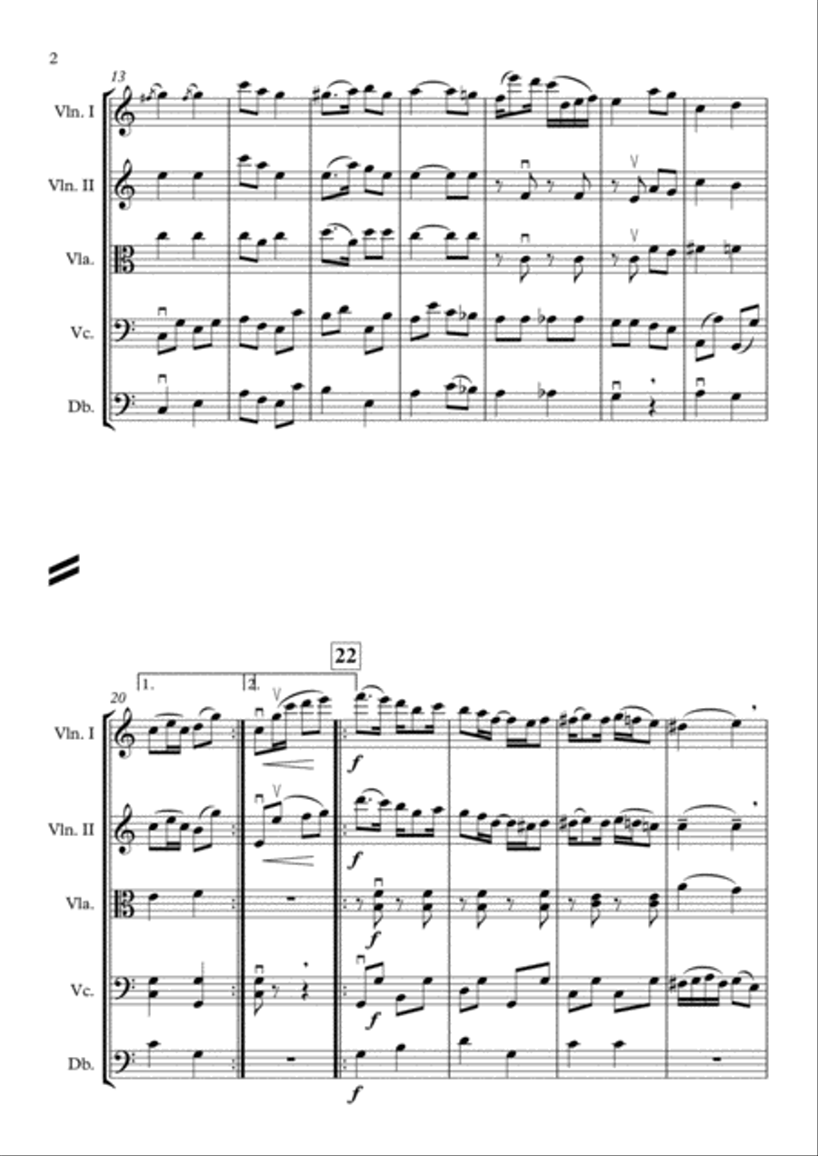Country Club (String Orchestra) String Orchestra scores gallery preview page 2