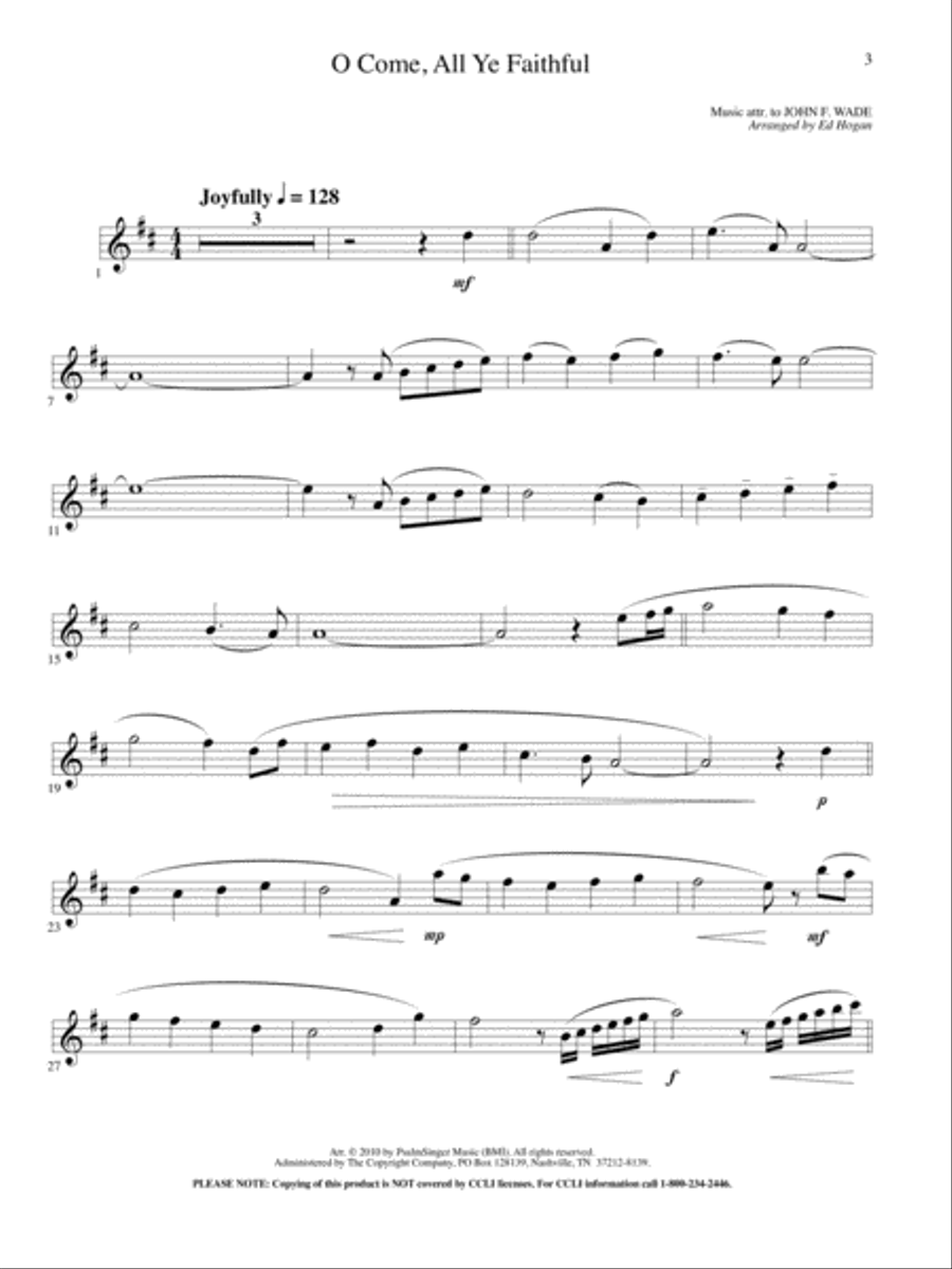 Creative Carols for Alto Sax Alto Saxophone scores gallery preview page 2