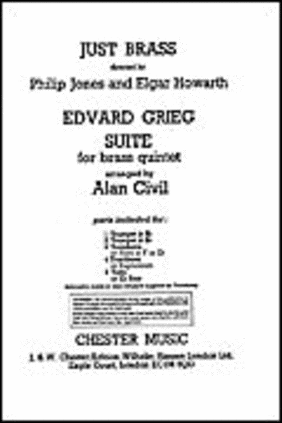 Brass Suite Brass Ensemble scores gallery preview page 1