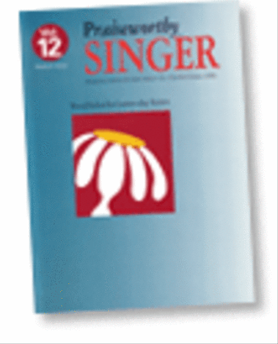 Praiseworthy Singer - Vol. 12 (Advanced Hymns) Medium Voice scores gallery preview page 1