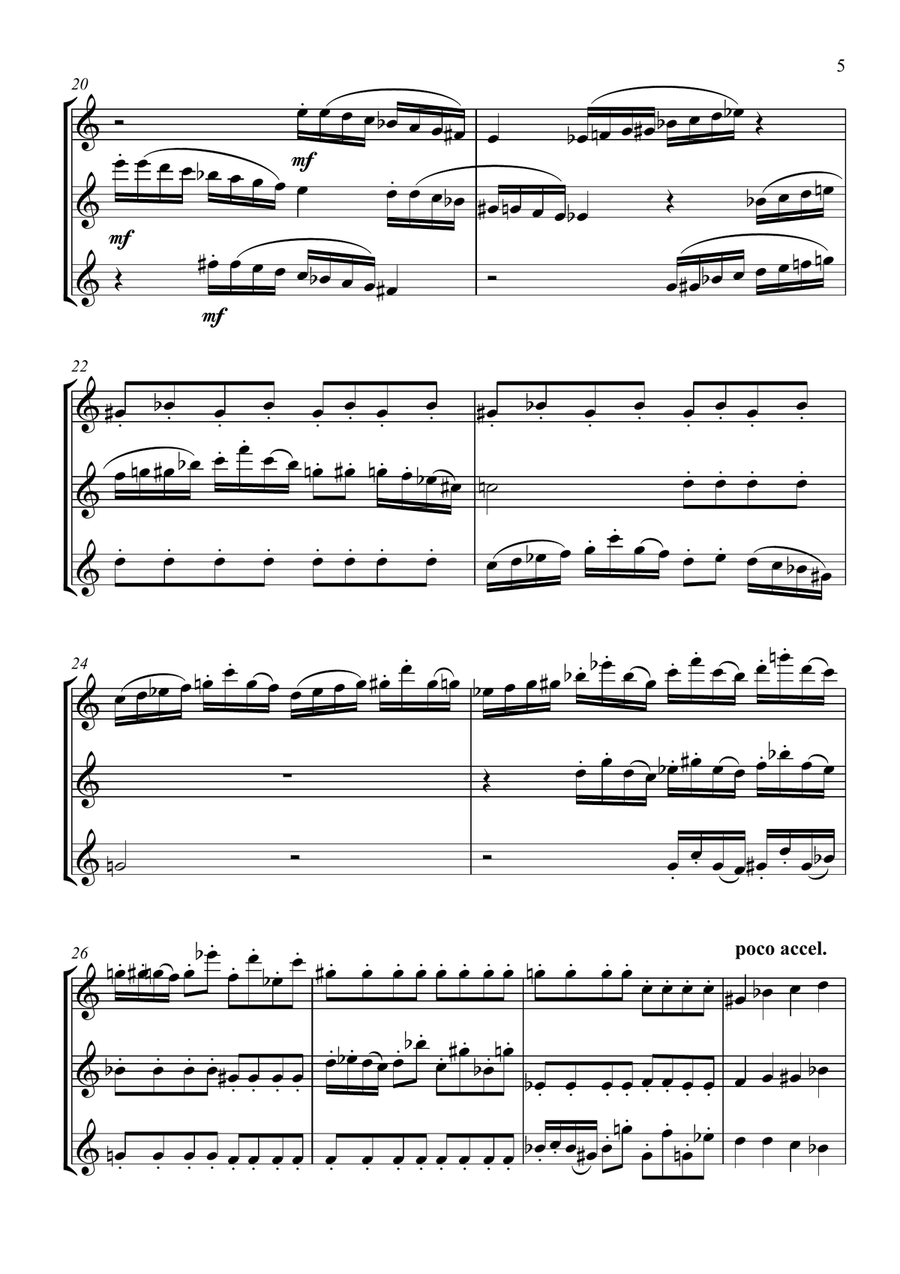 Clarinet Trio - Three Is Not A Crowd Clarinet Trio scores gallery preview page 5