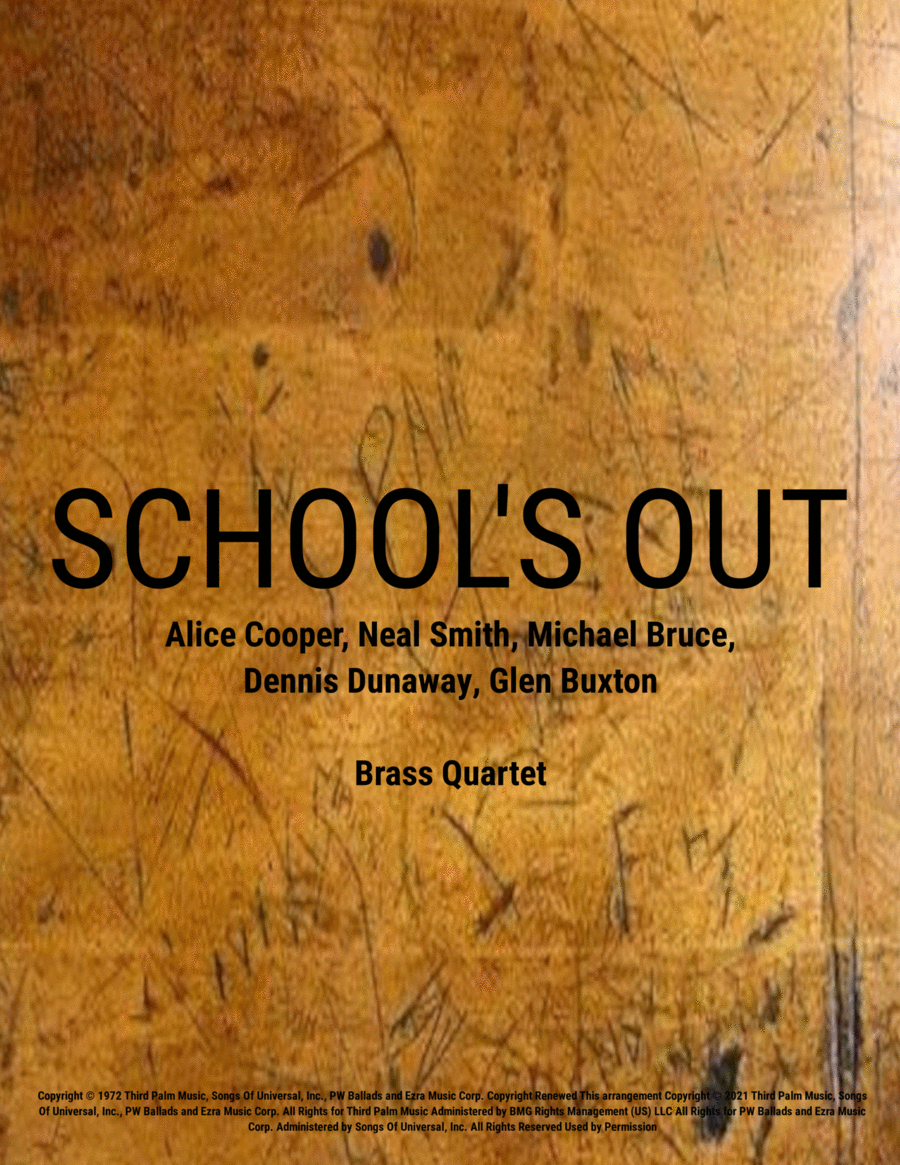 School's Out School's Out Brass Ensemble scores gallery preview page 1