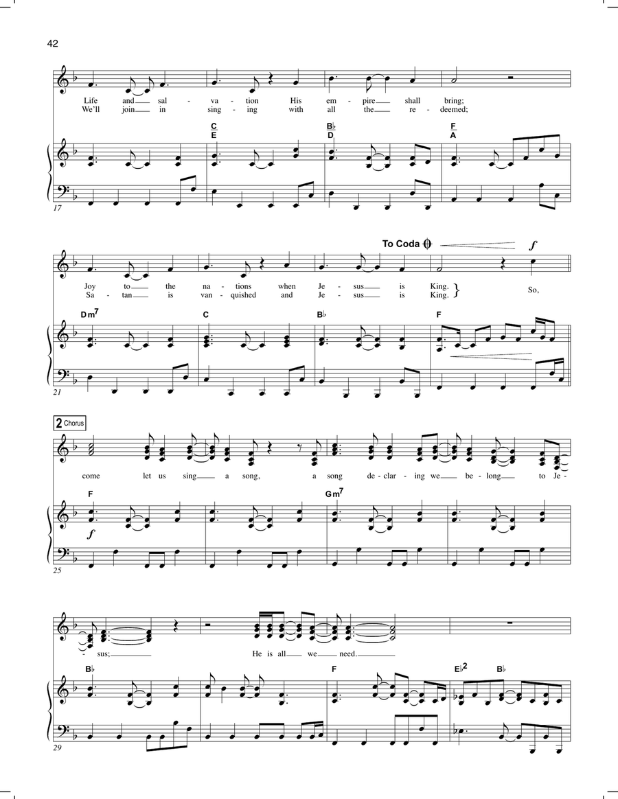 Sing To The King Voice scores gallery preview page 2
