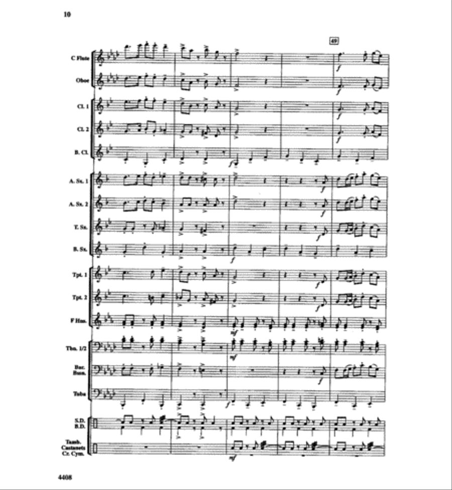 Escapada Concert Band scores gallery preview page 11
