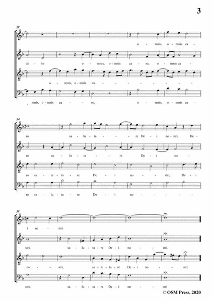 Fux-Revelabitur gloria Domini,K284,in d minor,for A cappella