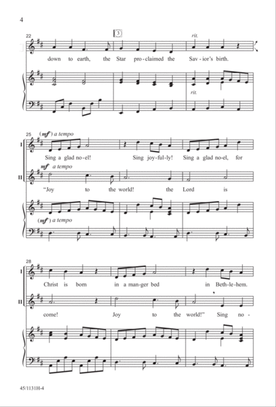 Singable Solutions for Winter Holidays 2-Part scores gallery preview page 4