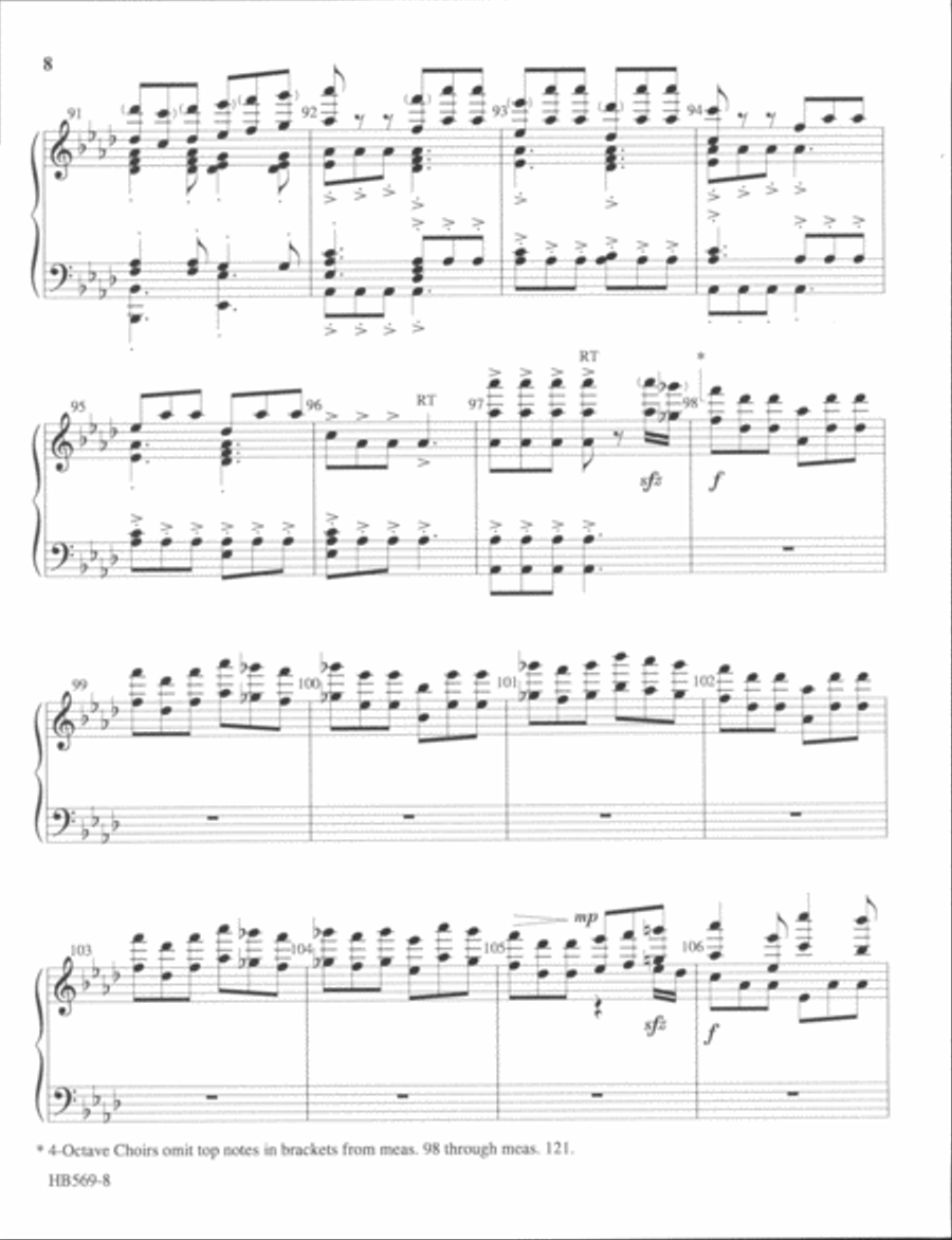 The Irish Washerwoman The Irish Washerwoman 5-Octaves scores gallery preview page 8