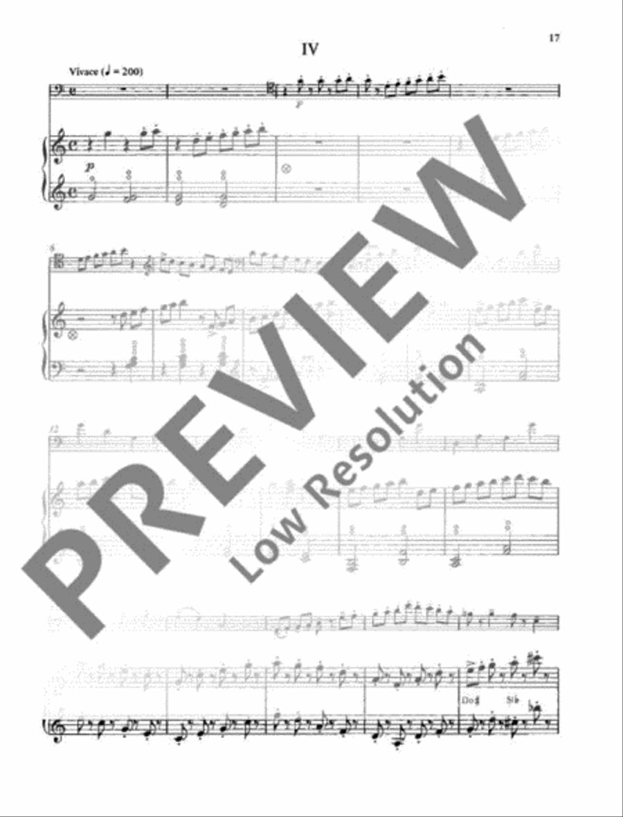 Duo baroque Duo baroque Double Bass scores gallery preview page 18