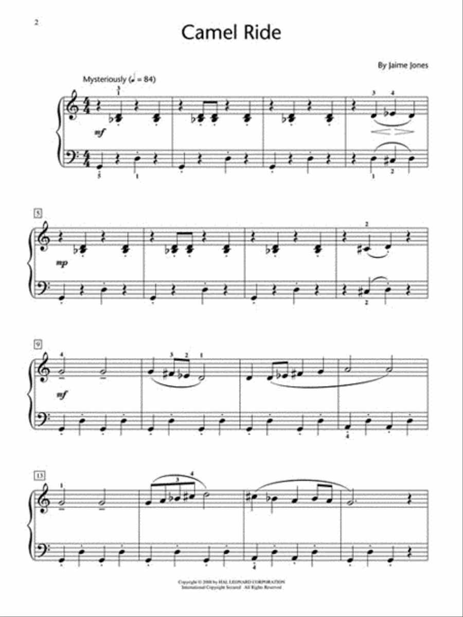 Camel Ride Camel Ride Piano Method scores gallery preview page 2