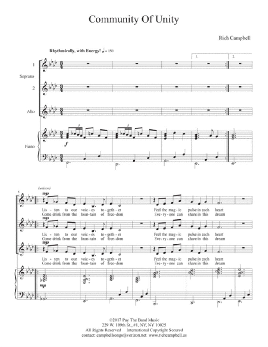 Community Of Unity Community Of Unity SSA scores gallery preview page 3