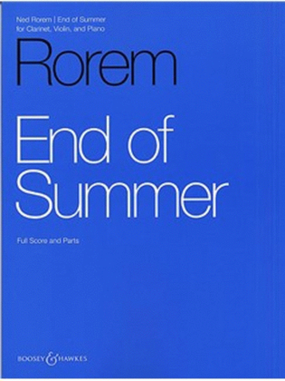 Book cover for End of Summer