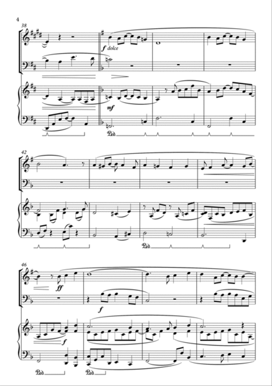 A Whole New World (from 'Aladdin') Woodwind Duet scores gallery preview page 4