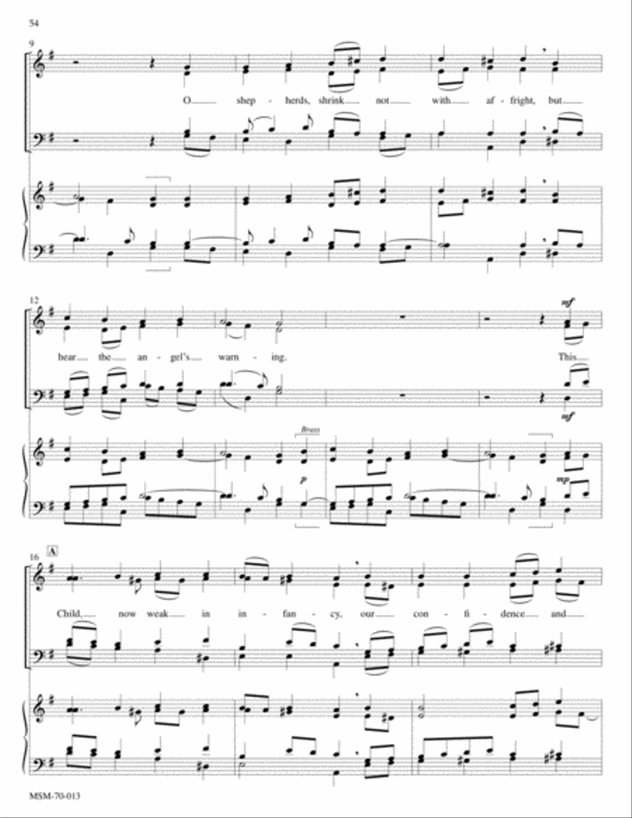 Holy Light: A Candlelight Service of Carols 4-Part scores gallery preview page 21