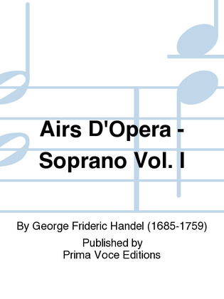 Book cover for Airs D'Opera - Soprano Vol. I