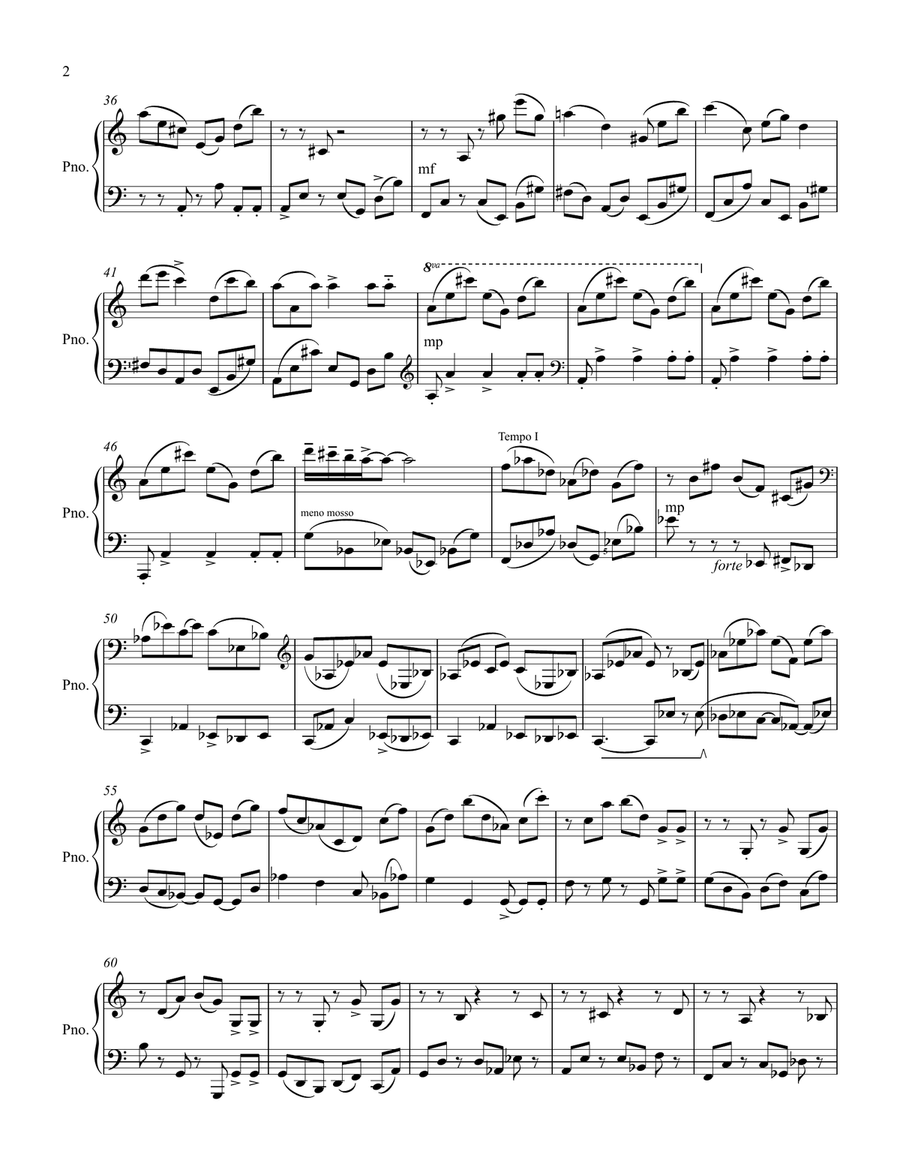 dance au rythme bulgare Piano Solo scores gallery preview page 2