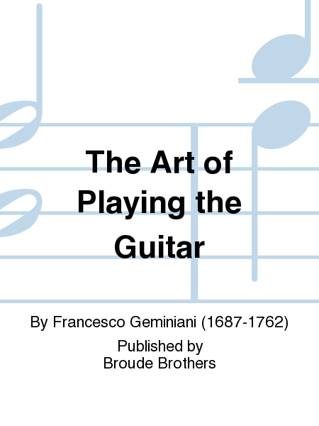 The Art of Playing the Guitar. PF 216