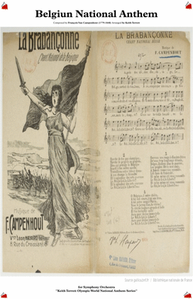 Belgiun National Anthem (La Brabançonne) for Symphony Orchestra (KT Olympic Anthem Series)