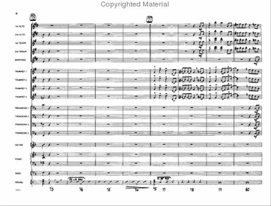 Chops, Don't Fail Me Now Jazz Ensemble scores gallery preview page 11