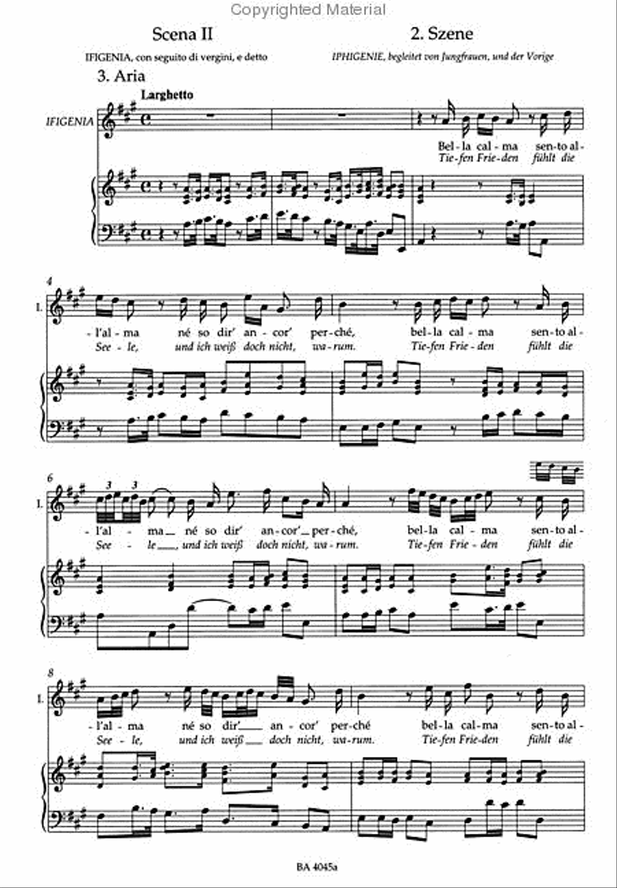 Oreste HWV A/11 4-Part scores gallery preview page 3