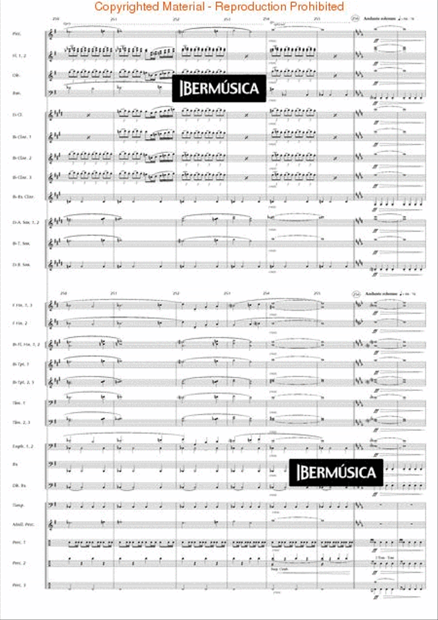El Quijote Concert Band scores gallery preview page 31