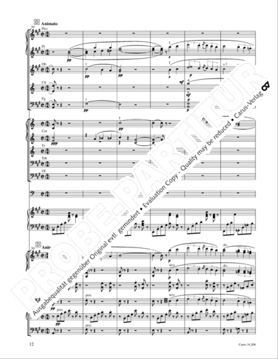 Preludio sinfonico Orchestra scores gallery preview page 13