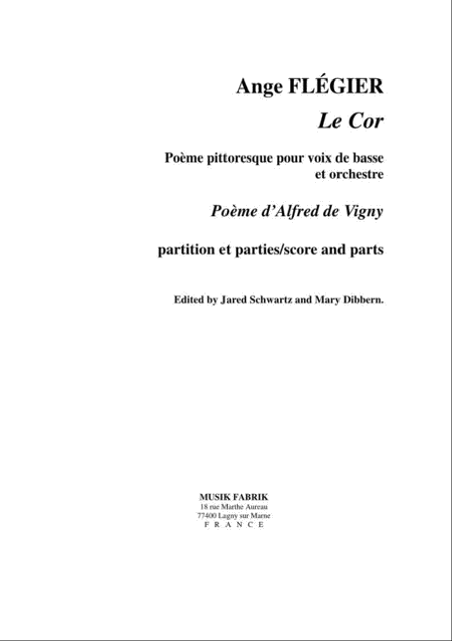 Le Cor Orchestra scores gallery preview page 1