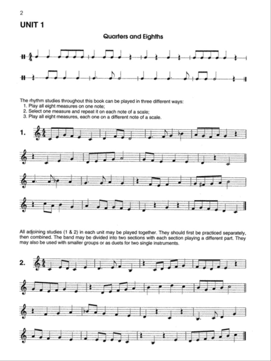 Rhythms & Rests Concert Band Methods scores gallery preview page 6