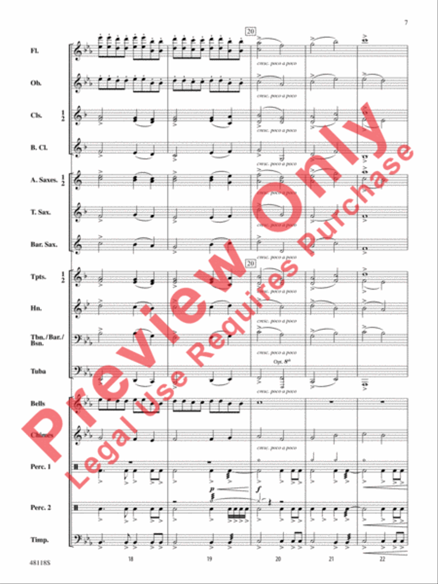 Defenders of the Realm Concert Band scores gallery preview page 8