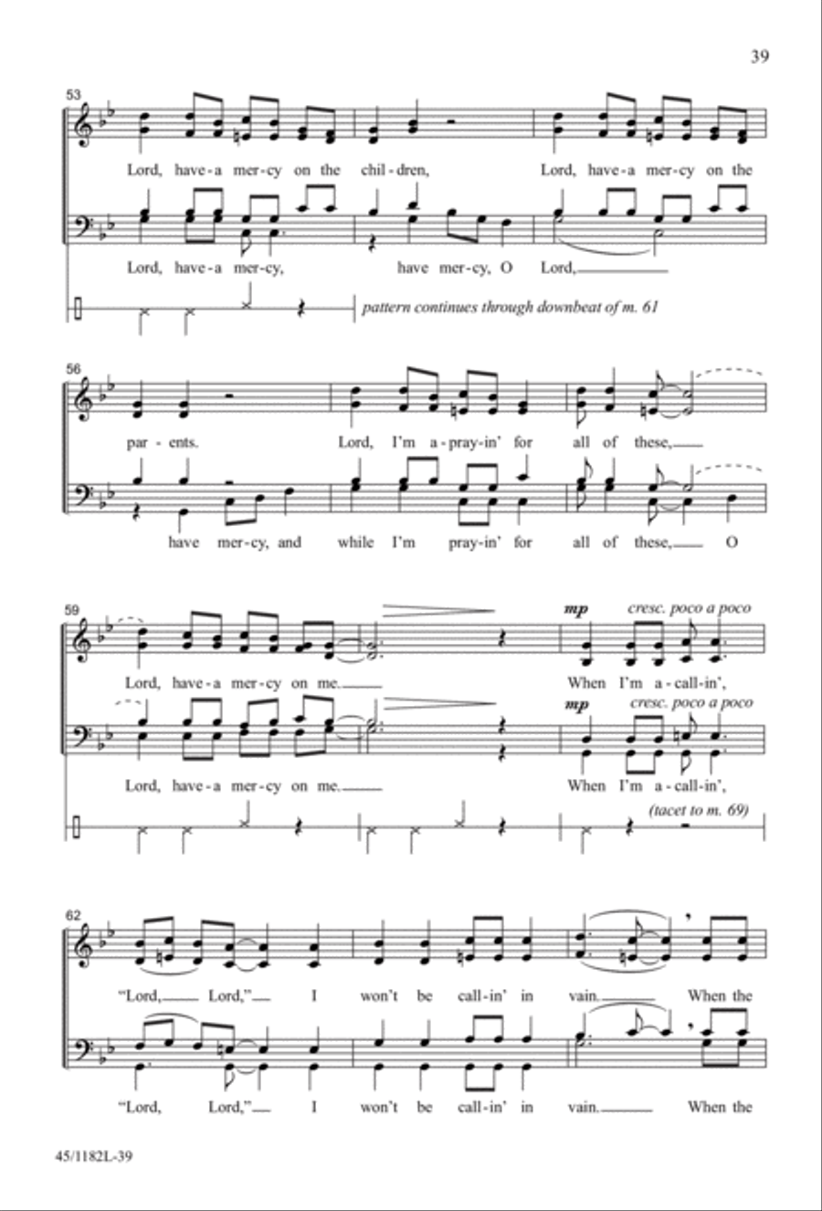 All Around A Cappella 4-Part scores gallery preview page 29