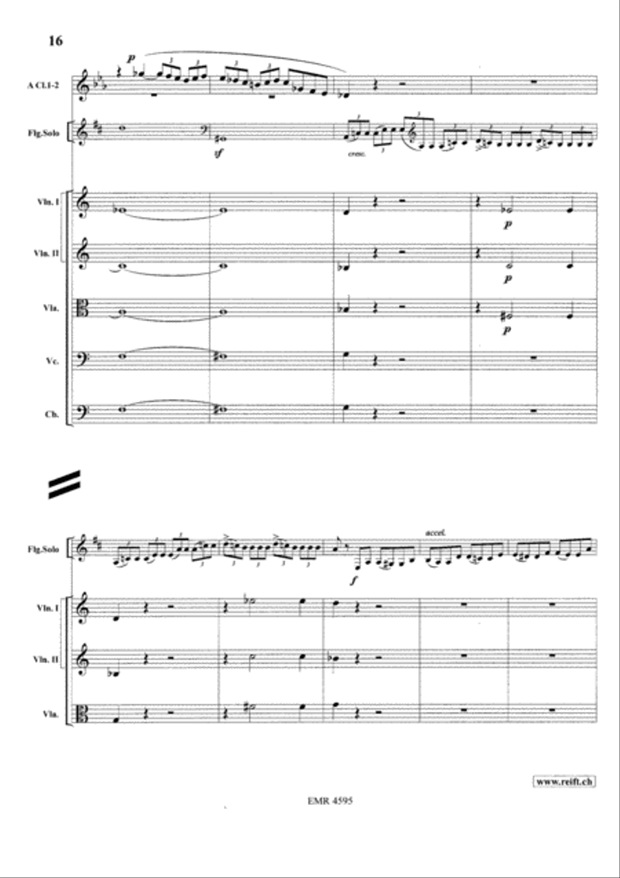 Concerto in A minor Orchestra scores gallery preview page 18
