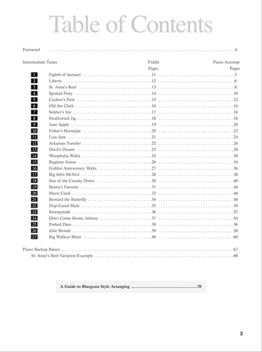 The American Fiddle Method Vol. 2 Piano Accompaniment Piano Accompaniment scores gallery preview page 4