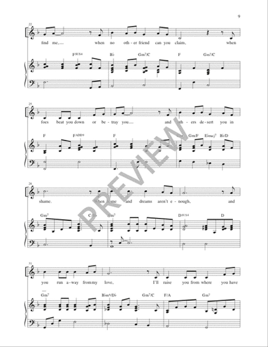 Blest Are Those Who Love You - Volume 3, Additional Solos with Optional Congregation Choir scores gallery preview page 11
