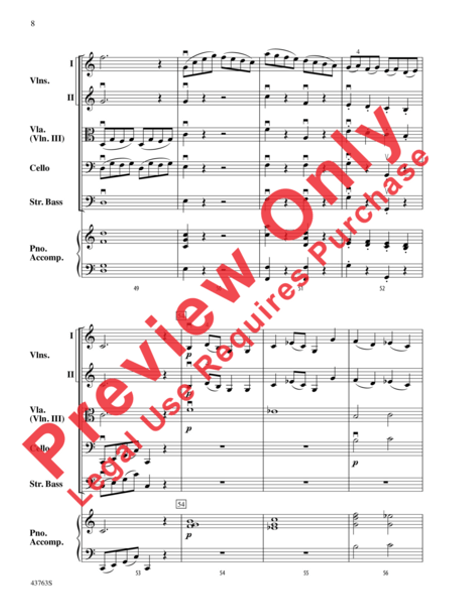 Sonatina in C String Orchestra scores gallery preview page 9