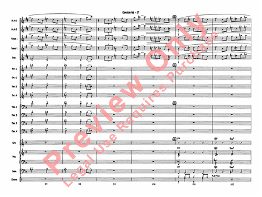 Sonny's Place Jazz Ensemble scores gallery preview page 20