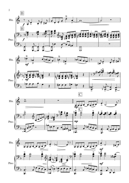"Sonatine" for French-horn and Piano : score and part image number null