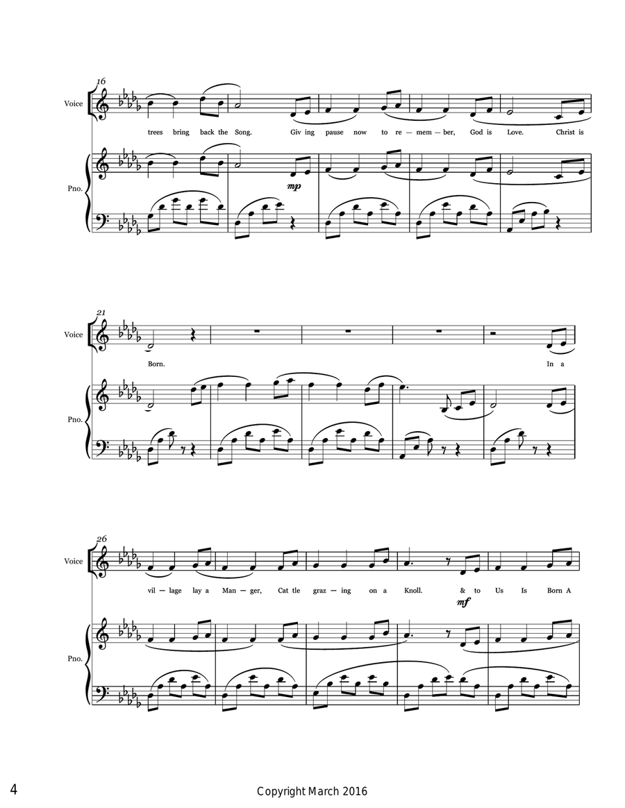 Tiny Lights Piano, Vocal scores gallery preview page 4
