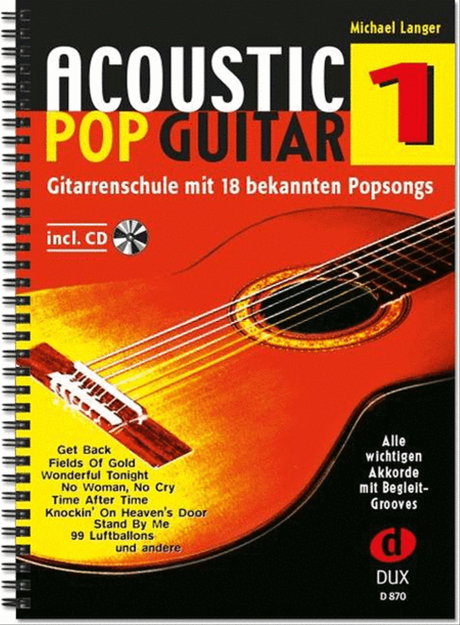 Acoustic Pop Guitar Band 1 - Akkorde Vol. 1 Acoustic Guitar scores gallery preview page 1