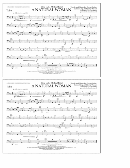 (You Make Me Feel Like) A Natural Woman (arr. Jay Dawson) - Tuba