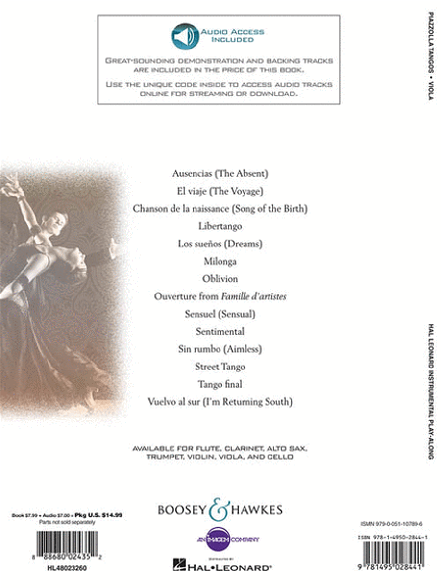 Piazzolla Tangos Viola Solo scores gallery preview page 2