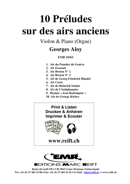 10 Preludes sur des airs anciens image number null