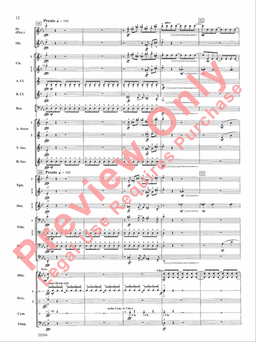 Ghost Fleet Ghost Fleet Concert Band scores gallery preview page 13