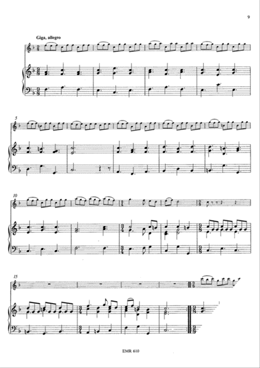 Sonate Bb Major Piccolo Trumpet scores gallery preview page 7
