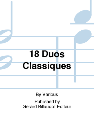 Book cover for 18 Duos Classiques