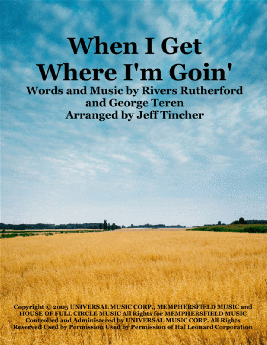 When I Get Where I'm Goin' Voice scores gallery preview page 1
