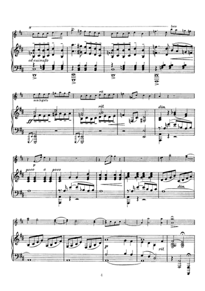 Thomé Andante religioso, for Violin & Piano, VN005