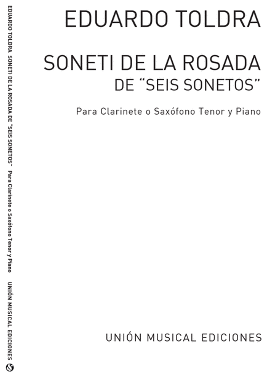 Soneti De La Rosada Clarinet Solo scores gallery preview page 1