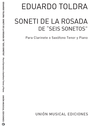 Book cover for Soneti De La Rosada