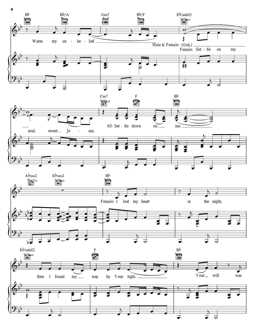 Settle On My Soul Settle On My Soul Acoustic Guitar scores gallery preview page 4
