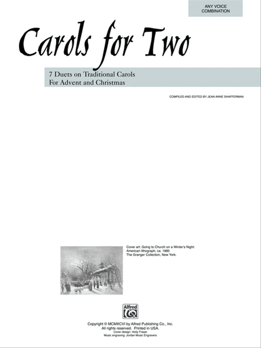 Carols for Two Small Ensemble scores gallery preview page 3