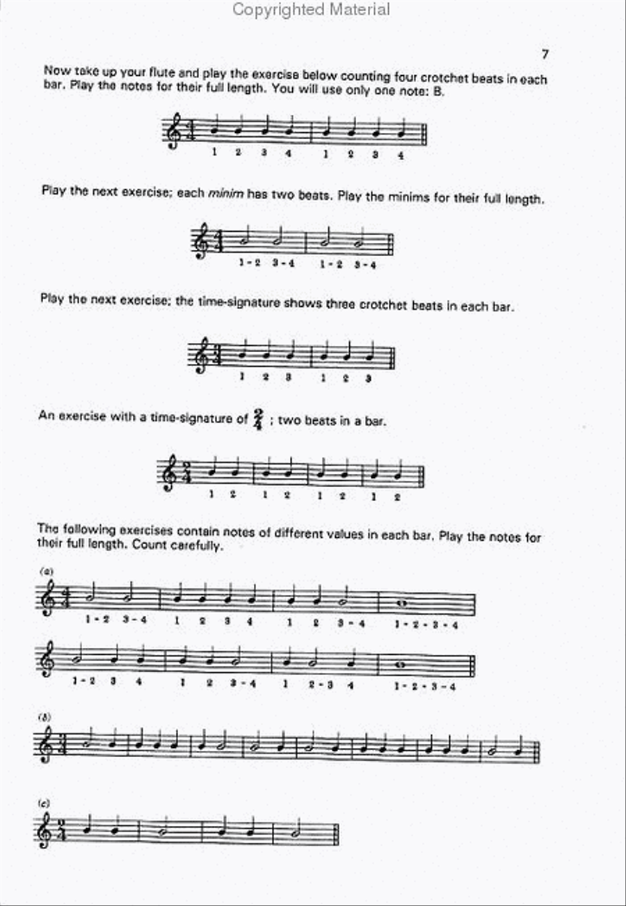 Beginner's Book for the Flute – Part One Flute scores gallery preview page 2